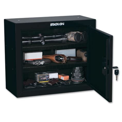 stack-on steel pistol ammunition cabinet|stack on 42 gun safe.